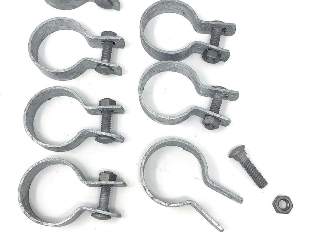 Brace Bands with Bolts & Nuts for Chain Link Fence